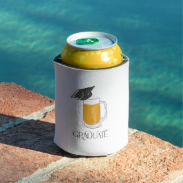 Graduate Graduation Grad Cap Beer 缶クーラー