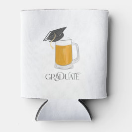 Graduate Graduation Grad Cap Beer 缶クーラー