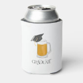 Graduate Graduation Grad Cap Beer 缶クーラー (缶裏面)