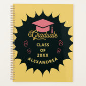 Graduate Graduation Senior Class Personalize  プランナー手帳 (正面)