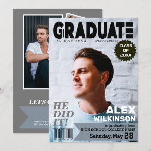 GRADUATE Magazine表紙スタイルトレンディー5写真 招待状