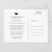 GRADUATE Magazine表紙スタイルモダン写真 案内ポストカード (裏面)