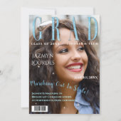 Graduate Magazine表紙写真卒業のお知らせ 案内状 (正面)