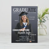 GraduATE Magazine Cover Graduation Party 招待状 (スタンド正面)