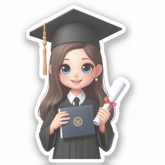 “Graduate Manifestation Sticker – Inspire Success シール (正面)