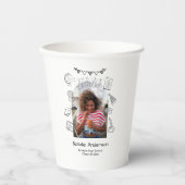 Graduate Party Modern Arch Photo Hand Drawn  紙コップ (正面)