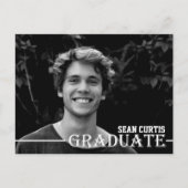 GRADUATE Photo日付の保存 ポストカード (正面)