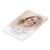 Graduate Photo 2026 Save the Date Announcement マグネット (左側)