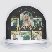 Graduate photo collage gold script class of year (正面)