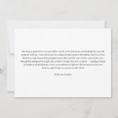 Graduate Photo Collage Graduation サンキューカード (裏面)