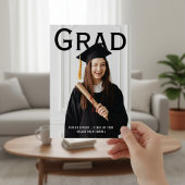 Graduate Photo Follow Instructions Personalized  招待状