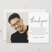 Graduate Photo Graduation Thank You サンキューカード (正面)