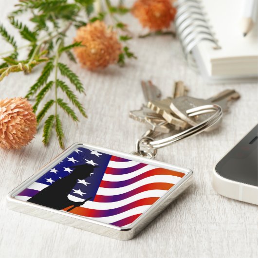 Graduate#-Premium Squareキーチェーン キーホルダー (側面)