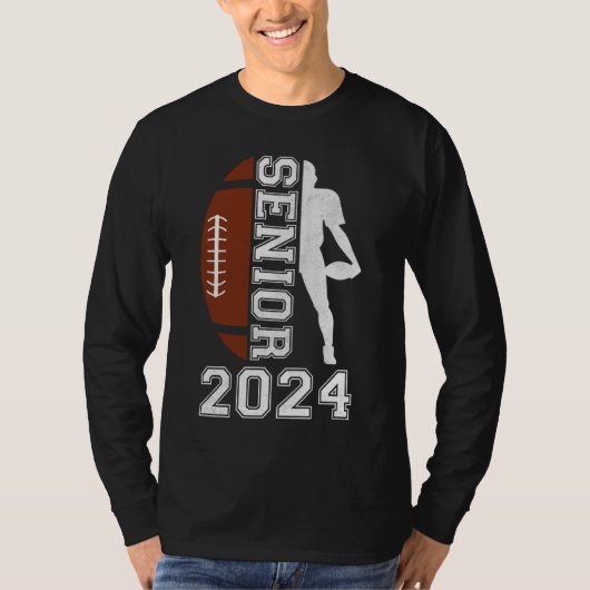 Graduate Senior Class 2024 Graduation American Foo Tシャツ (正面)