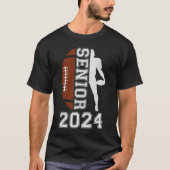 Graduate Senior Class 2024 Graduation American Foo Tシャツ (正面)