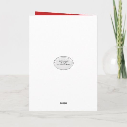 Graduate Stick Figure Girl with Diploma カード (裏面)