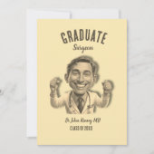 GRADUATE SURGERON DOCTOR MD NY UNIVERSITY 招待状 (正面)