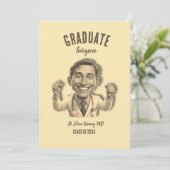 GRADUATE SURGERON DOCTOR MD NY UNIVERSITY 招待状 (スタンド正面)
