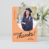 Graduate Thank You Arch Photo サンキューカード (スタンド正面)
