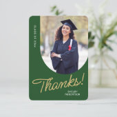 Graduate Thank You Script Arch Photo サンキューカード (スタンド正面)