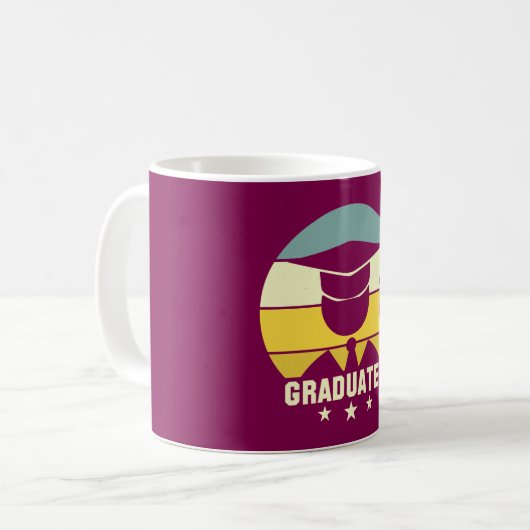 Graduated Celebration Graduation Coffee Mug コーヒーマグカップ (正面左)
