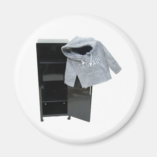 GraduateHoodieLocker051009 マグネット (正面)