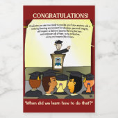 Graduates Flat Card ワインラベル (シングルラベル)