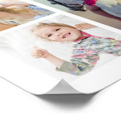 Graduation 16 Photo Collage Script Graduate ポスター (角)