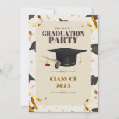 GRADUATION 2023: CELEBRATE YOUR HARD-EARNED SUCCES 招待状 (正面)