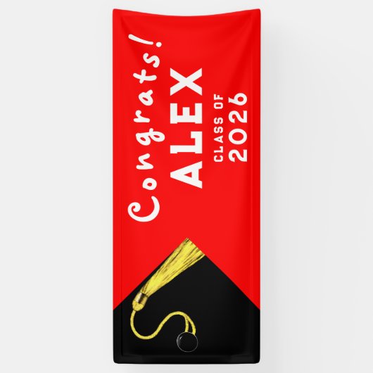 Graduation 2026 横断幕 (縦)