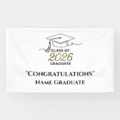 Graduation 2026 Banner / Pancarta Graduación 横断幕 (横)