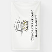 Graduation 2026 Banner / Pancarta Graduación 横断幕 (縦)
