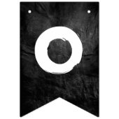 Graduation 2026 Black Leather and Diplomas バンティングフラッグ (第3の旗)