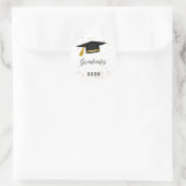 Graduation 2026 Cap Sticker ラウンドシール (バッグ)