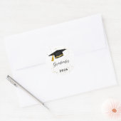 Graduation 2026 Cap Sticker ラウンドシール (封筒)