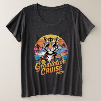 Graduation 2026 Cruise Vacation Tee プラスサイズTシャツ