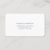 Graduation 2026 Elegant Script Grad コーリングカード (裏面)