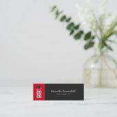 Graduation 2026 Modern Script Calling スキニー名刺 (スタンド正面)