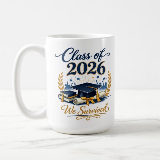 Graduation 2026 Mug コーヒーマグカップ (左)