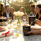 Graduation 2026 Name Custom Black Gold Paper Cups 紙コップ