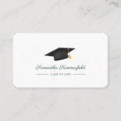Graduation 2026 Name Script Grad Calling Card コーリングカード (正面)