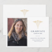 Graduation 2026 Nursing School Graduate 案内状 (正面/裏面)