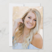 Graduation 2026 Photo Script Grad 案内状 (裏面)