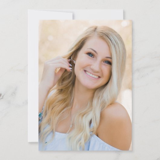 Graduation 2026 Photo Script Grad 案内状 (裏面)