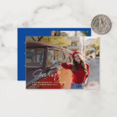 Graduation 2026 Photos Grad Announcement ノートカード (正面/裏面インサイチュ)