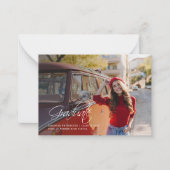 Graduation 2026 Photos Grad Announcement ノートカード (正面)