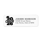 Graduation 2026 Return Address Labels ラベル (正面)