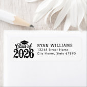 Graduation 2026 Return Address Labels ラベル (インサイチュ)