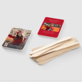 Graduation 2026 White Red Grad Photos Custom ハンドファン (組立なし)