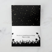 Graduation 2026 With Purple Cap and Confetti カード (内部)